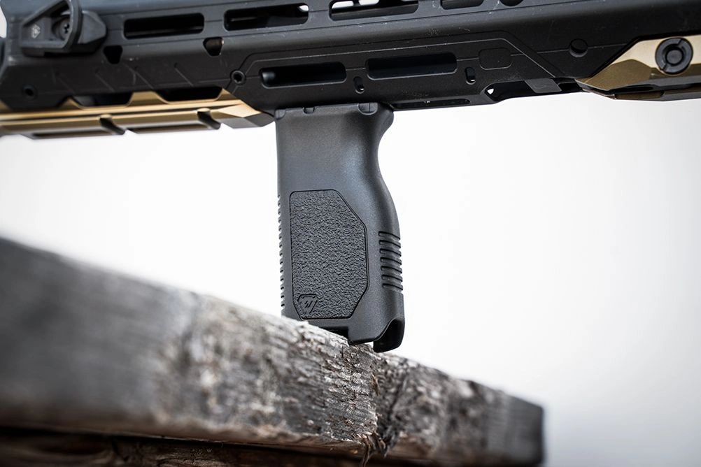 Strike Industries Angled TAN “STRIKE FDE” Vertical Grip with Cable